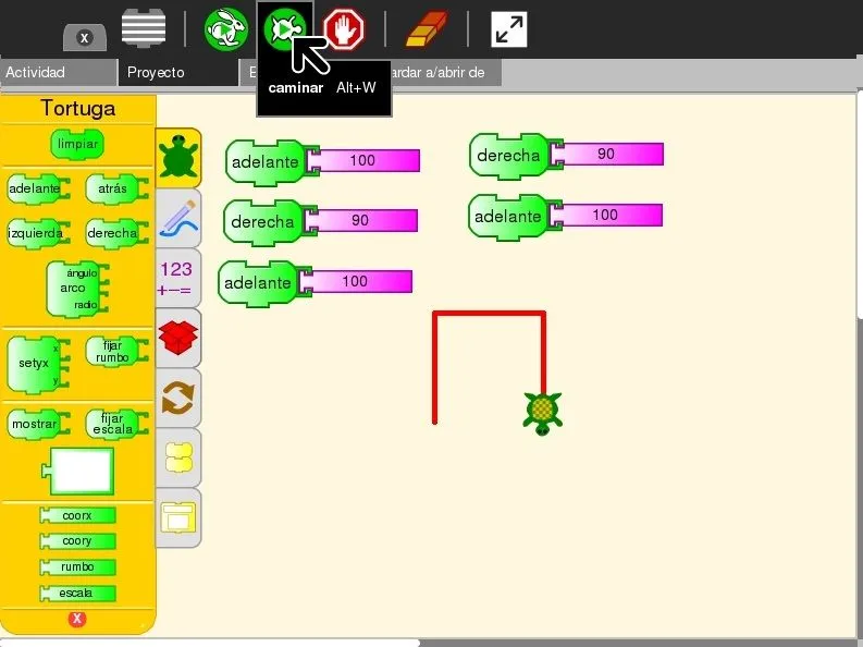 Programación en el S.O. Sugar con Turtle Art | Observatorio ...