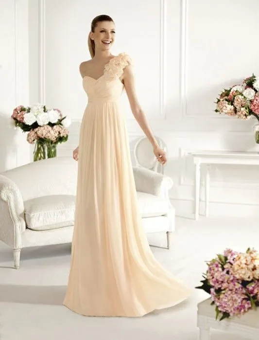 Pronovias: colección vestidos de fiesta 2013 vestido largo modelo ...