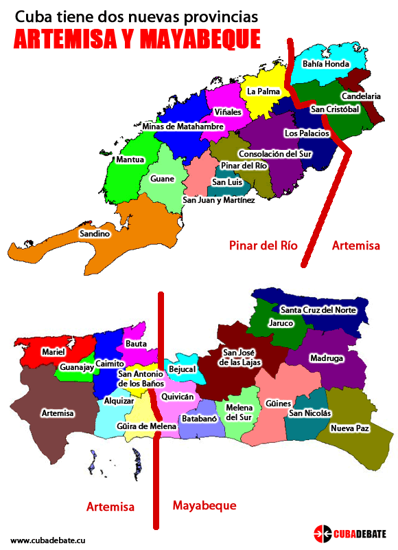 Proponen en Pleno del Partido dos nuevas provincias cubanas ...