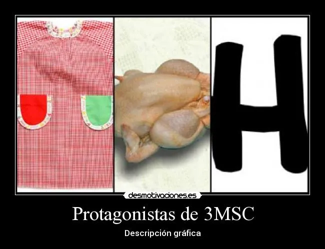 Protagonistas de 3MSC | Desmotivaciones