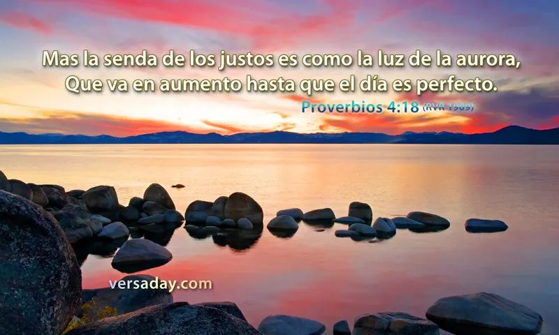 Proverbios 4:18 - Versiculo para Mayo 31