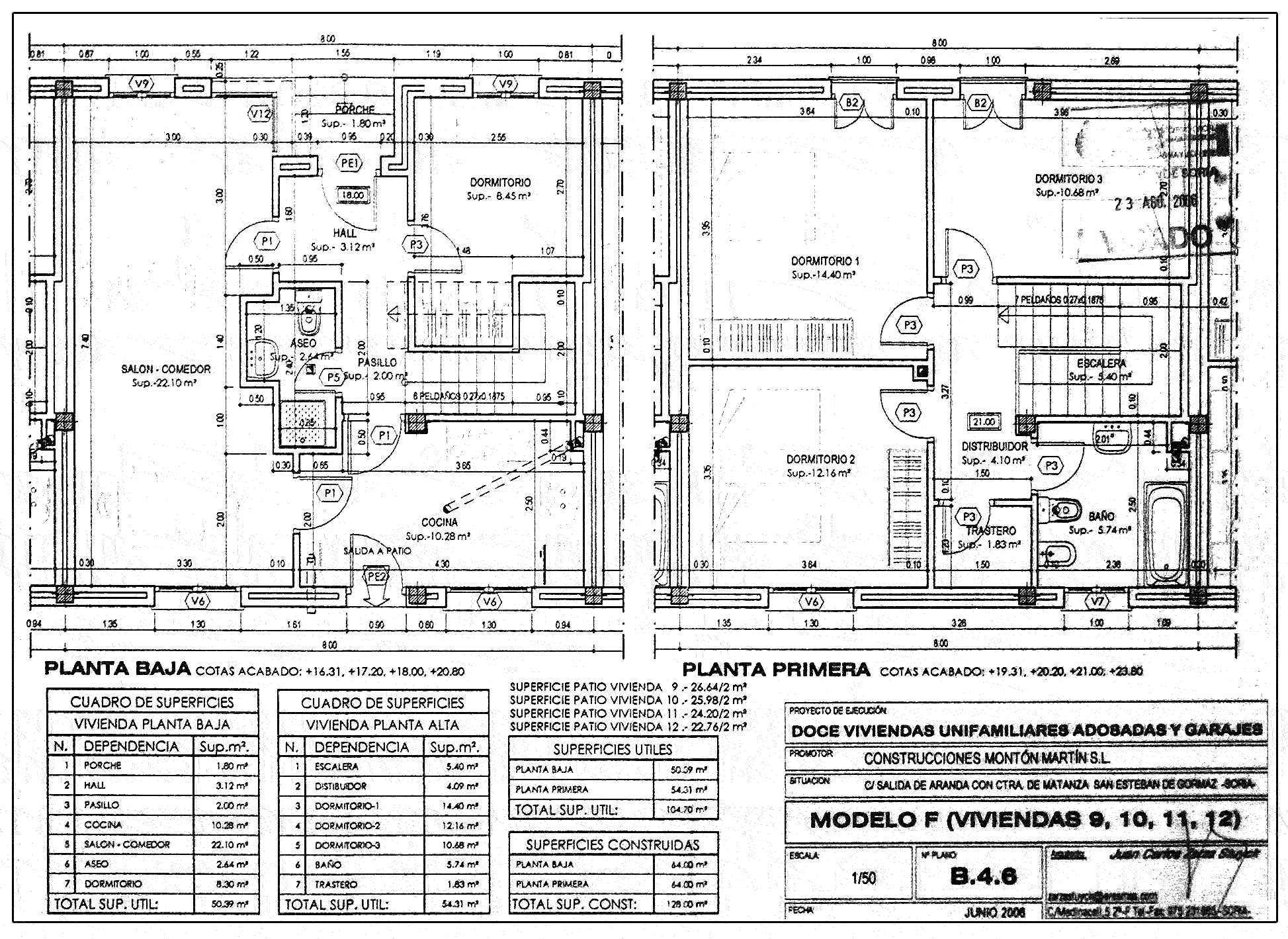 Próxima promoción de Construcciones Montón Martín, S.L.