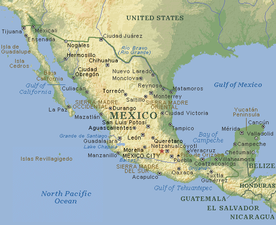 Proyecto Ensayo Hispánico: contexto geográfico, México