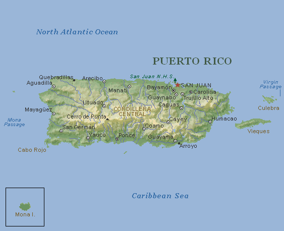 Proyecto Ensayo Hispánico: contexto geográfico, Puerto Rico