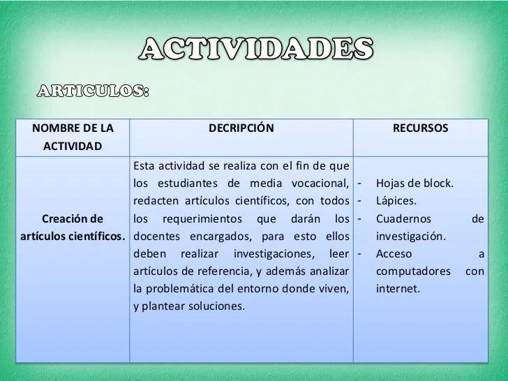 Proyecto pedagogico medio ambiente sustentacion