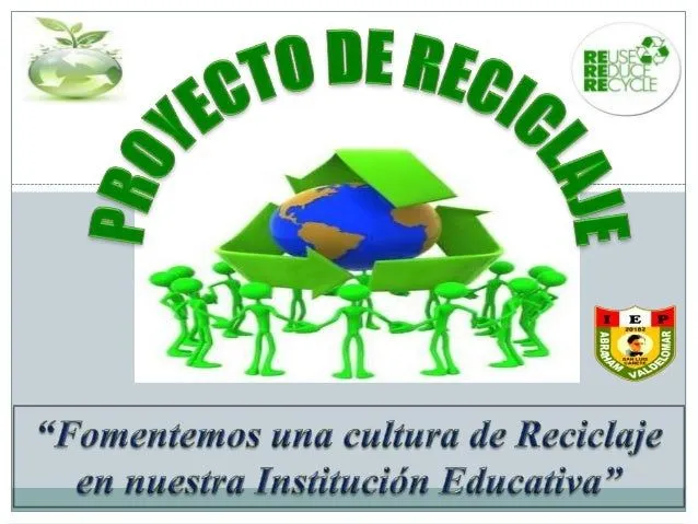 Proyecto de reciclaje 2014