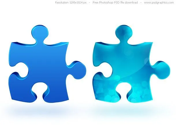 PSD jigsaw puzzle icon | PSDGraphics