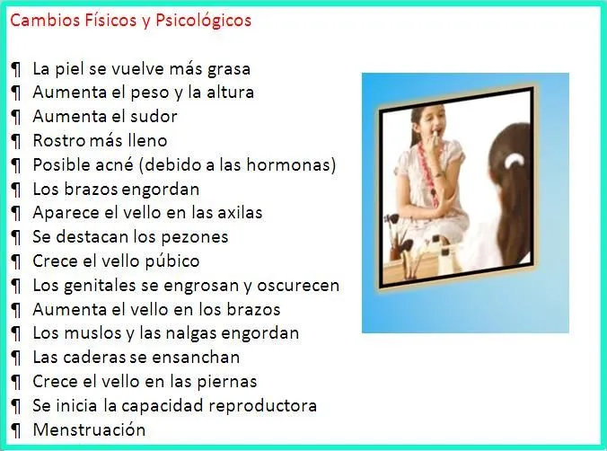 La Pubertad En Las Mujeres: Cambios Físicos y Psicológicos