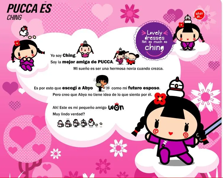 lo mejor de pucca y garu: personajes de pucca