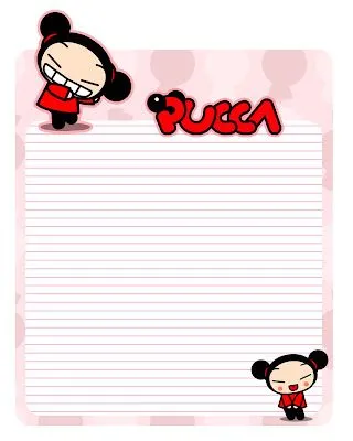 TODO SOBRE PUCCA: OTROS DOS MODELOS DE CARTAS PARA ESCRIBIR TODOS ...