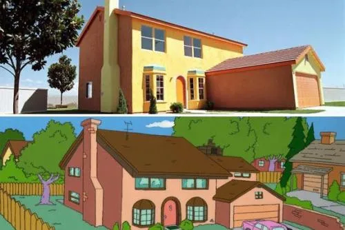 Tu pueblo y demás: La Casa de Los Simpsons existe