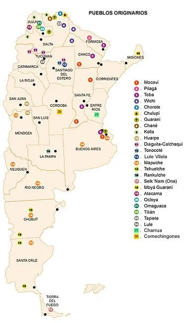 Pueblos originarios que habitan en Argentina - Recursos educ.