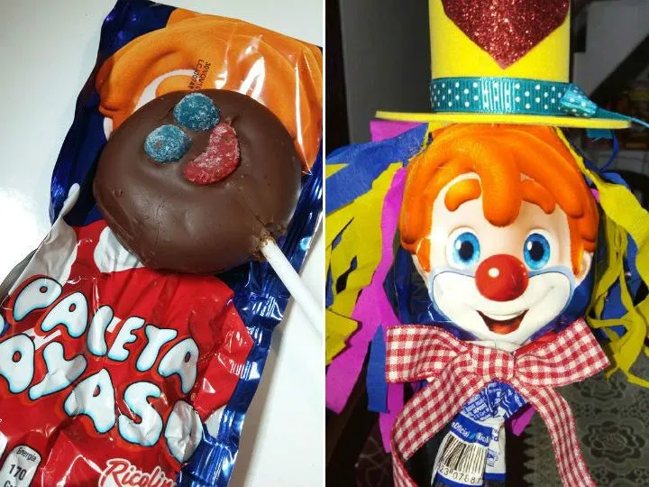 Así es cómo puedes decorar una paleta payaso para fiestas infantiles