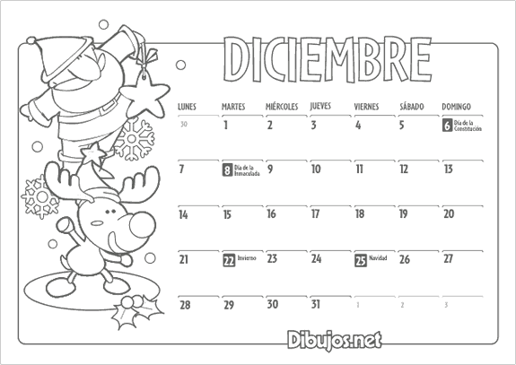 Ya puedes descargar el calendario infantil 2015 para colorear de ...