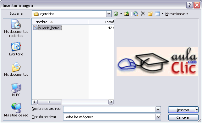 Puedes ver cómo insertar imágenes prediseñadas con más ...