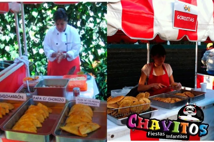 Puestos de Comida tipo Kermes ~ Fiestas Infantiles Chavitos