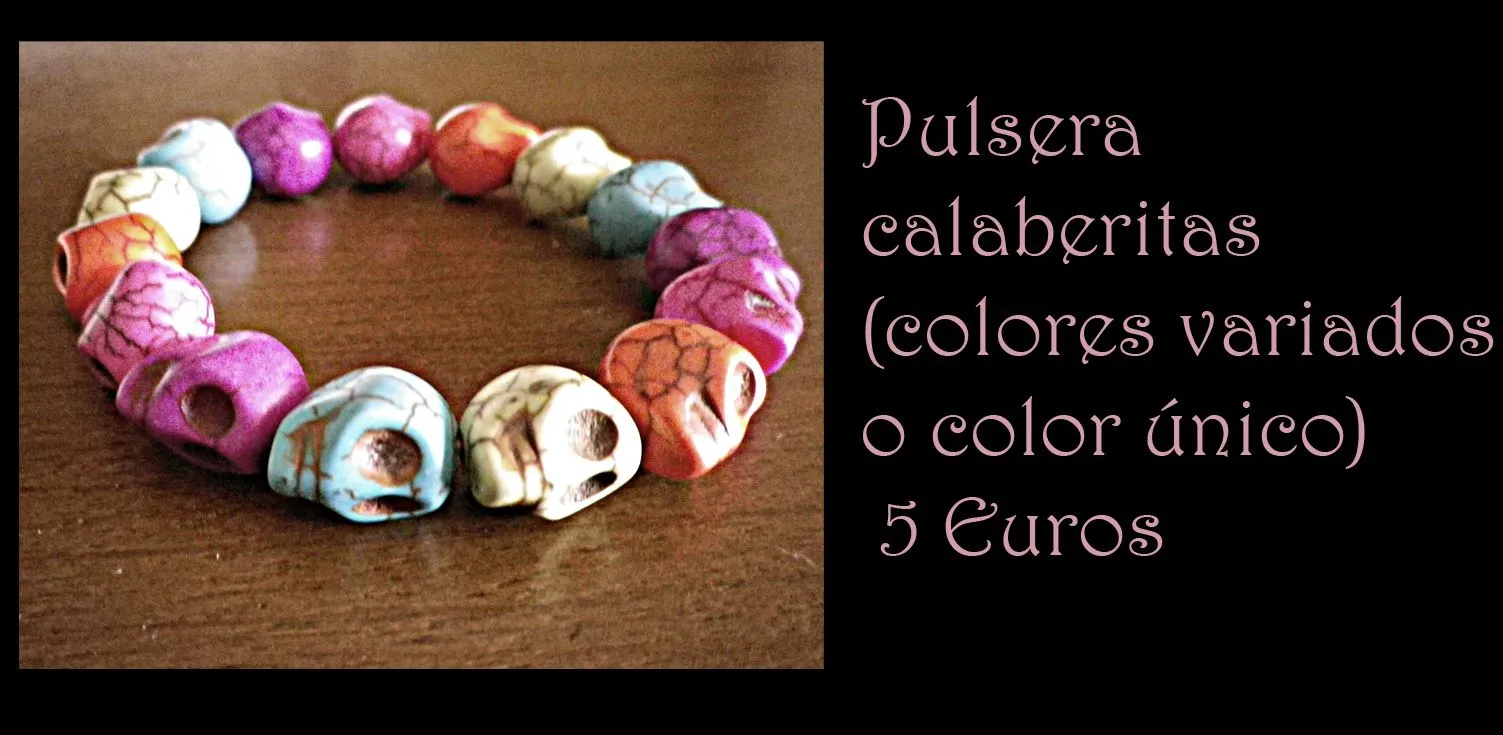 pulsera calaberitas | lluvia de color