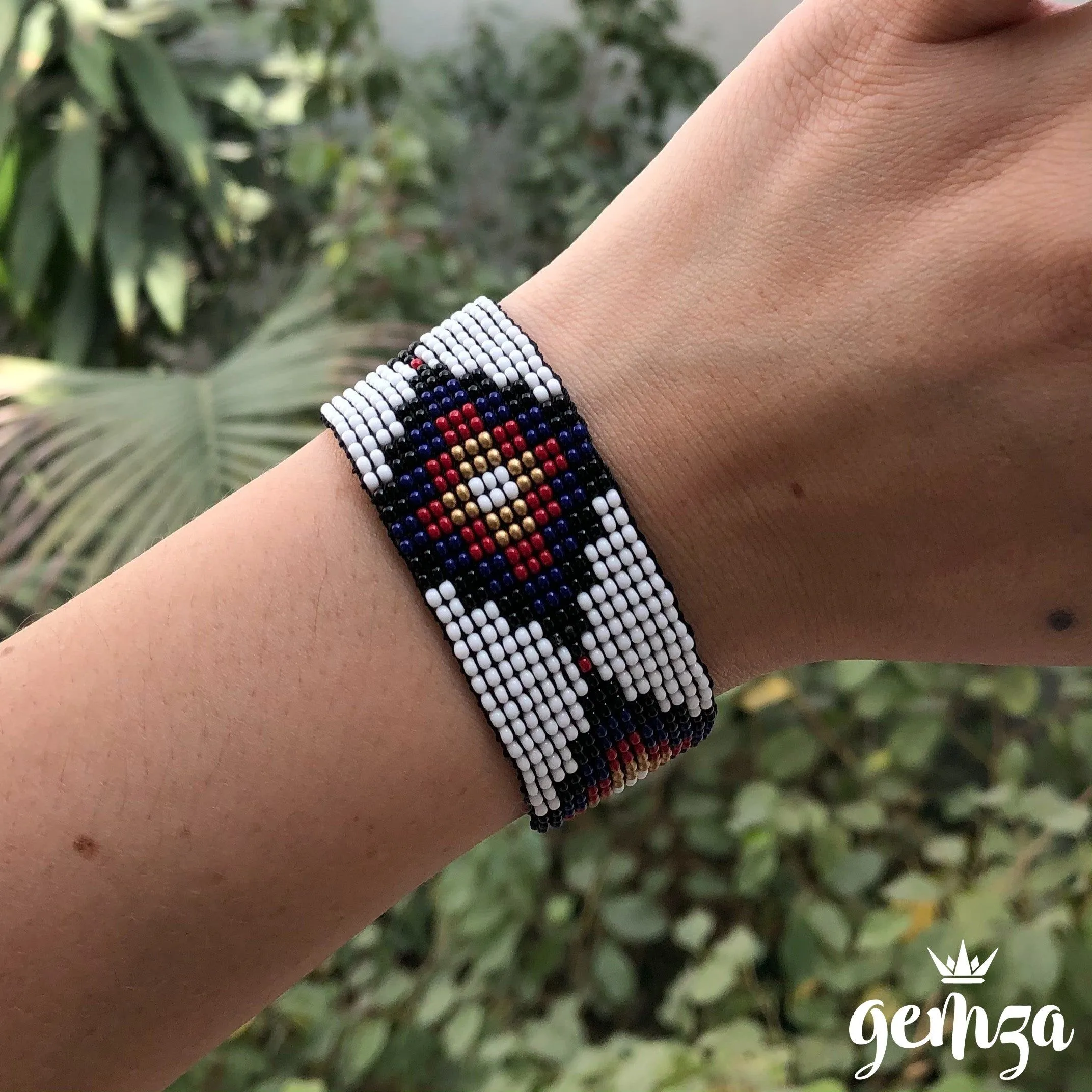 Pulsera De Chaquira Blanca – Gemza Joyas