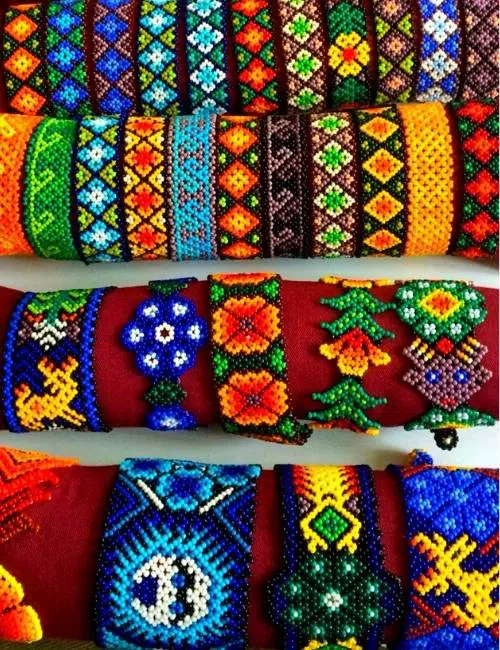 Pulsera huichol 】 Cómo hacerlas y donde comprarlas