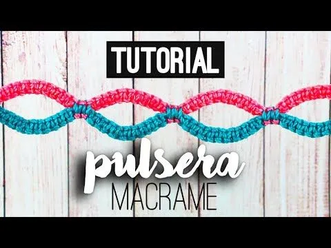 como hacer una pulsera macrame tipo wave - Youtube Downloader mp3