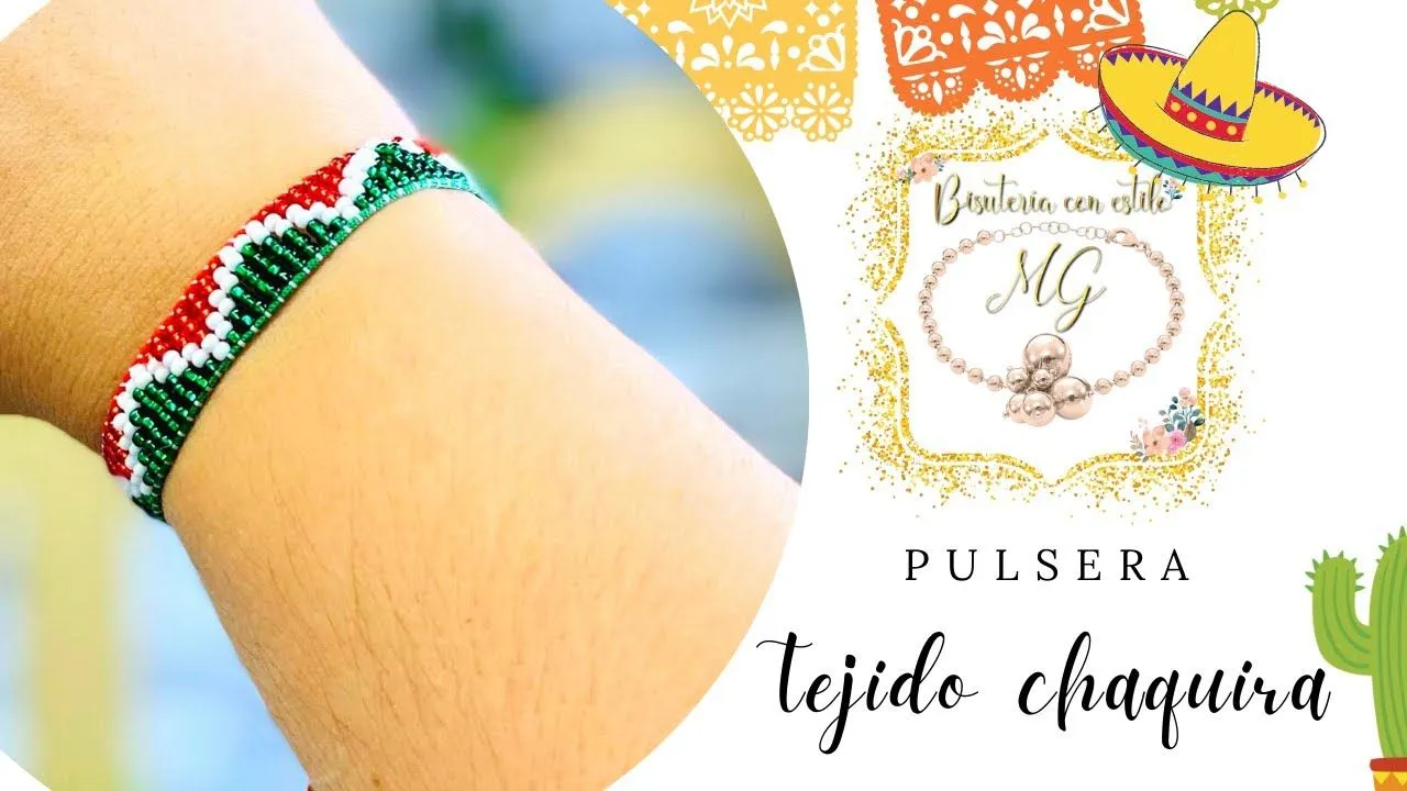 PULSERA TEJIDA CON CHAQUIRA✓ | Pulsera 