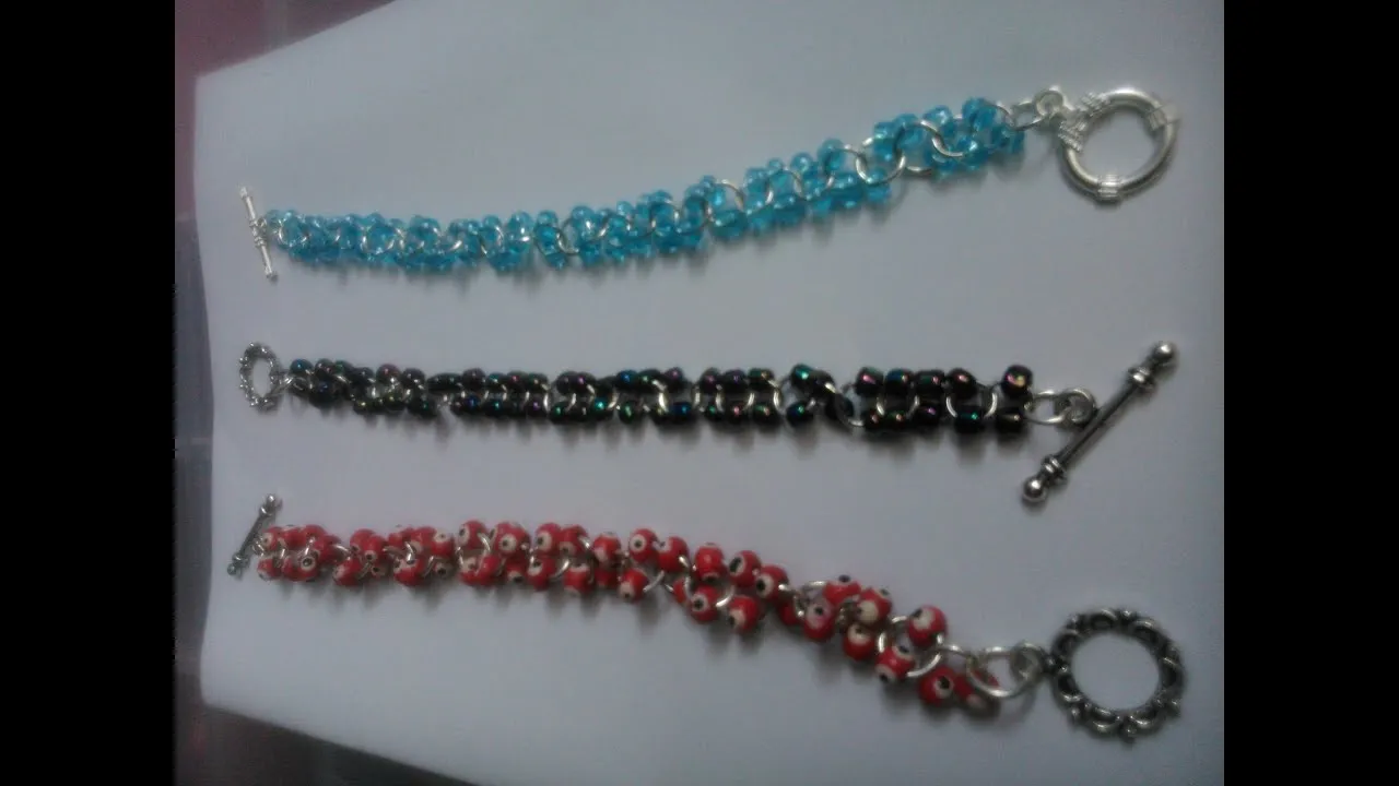 Pulseras de chaquira - YouTube