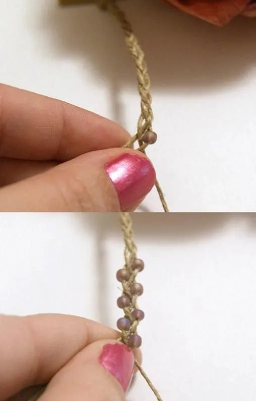 Pulseras hechas a mano con bolitas - Pulserasdiy