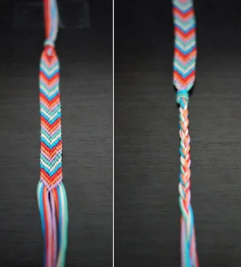 Cómo hacer pulseras de hilo de colores