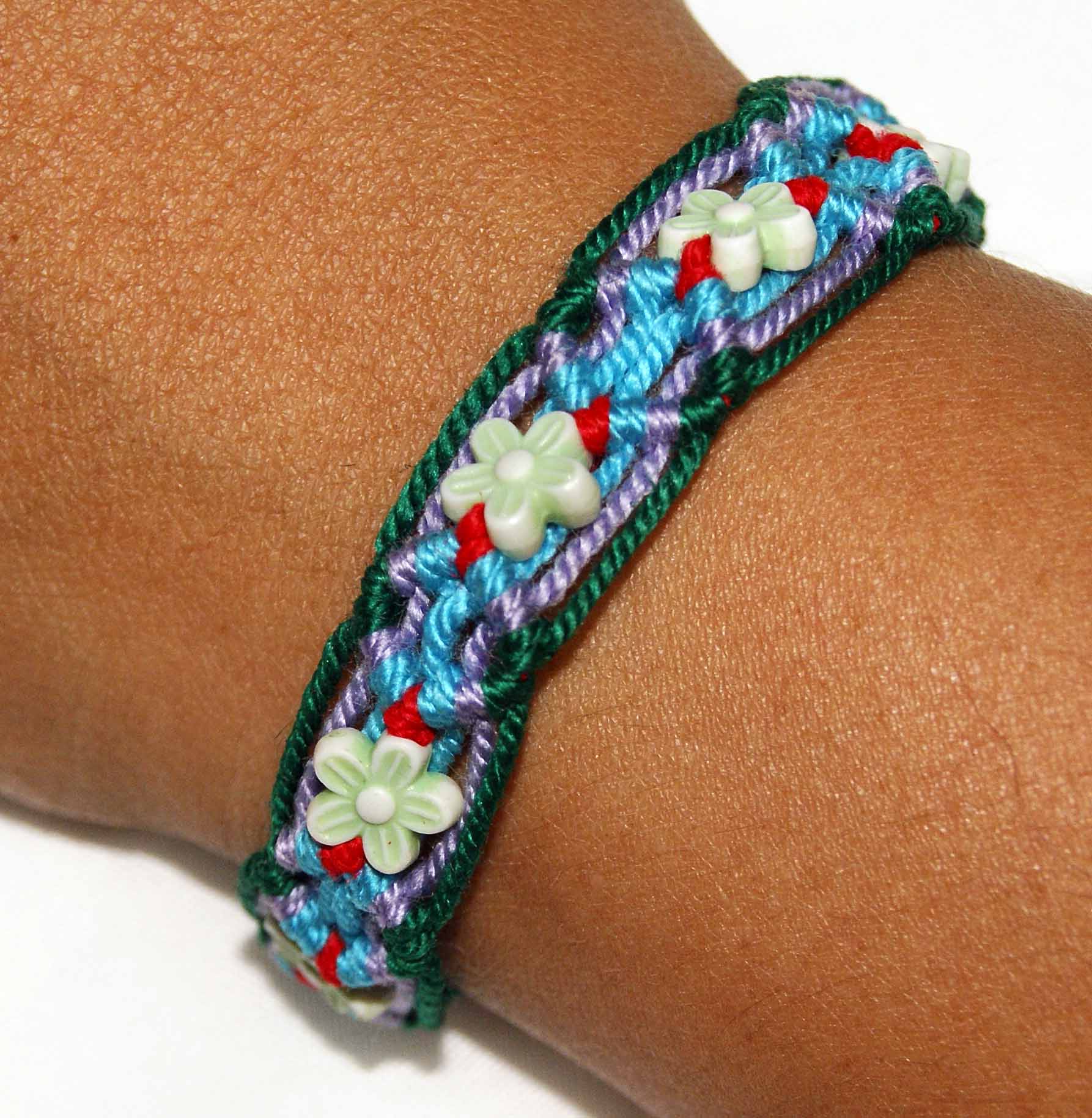 pulseras en macrame | macrame39