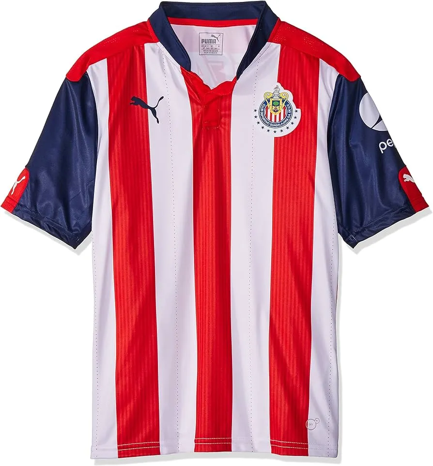 Puma Jersey para Hombre Chivas de Guadalajara, color Rojo/New Navy/Blanco,  XL : Amazon.com.mx: Ropa, Zapatos y Accesorios