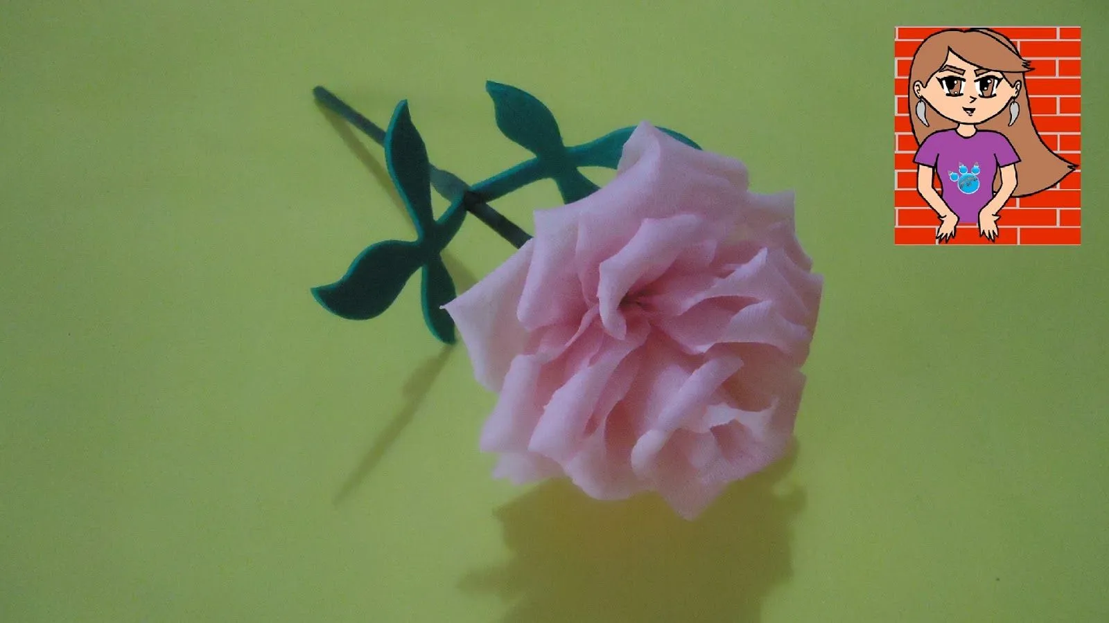 PumitaNegraArt: Mini flor de papel crepé