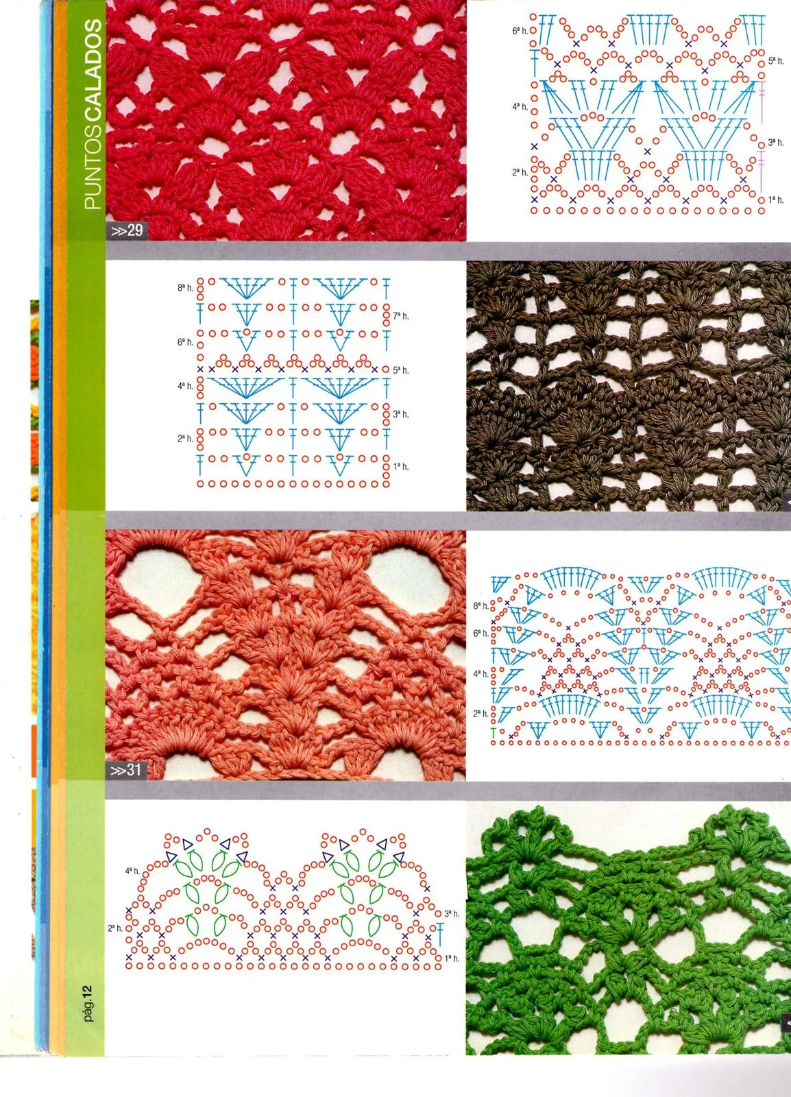 Puntadas de crochet gratis - Imagui