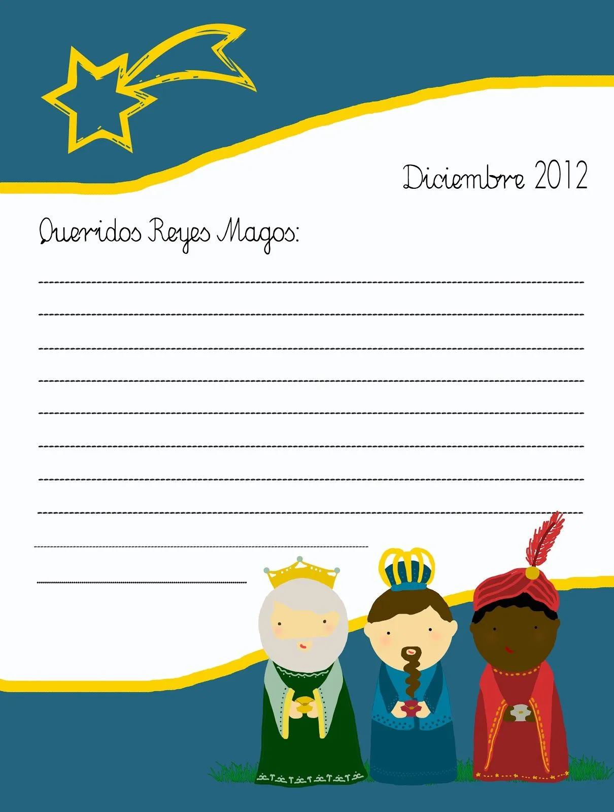 De puntadas y otros enredos: Carta a los Reyes Magos