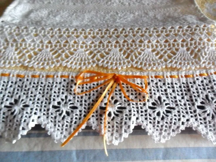 Puntas de crochet para toallas. | Orillas a crochet | Pinterest