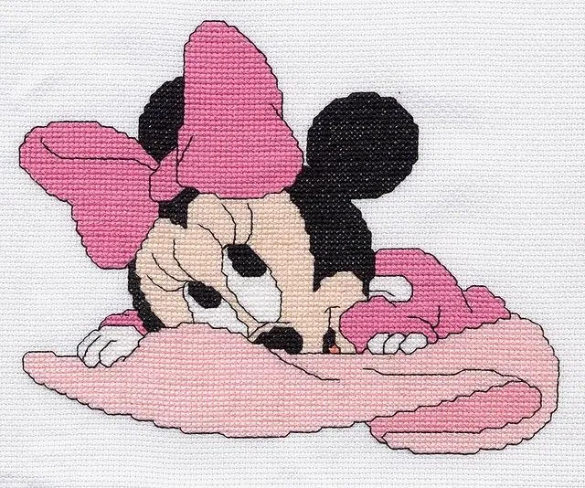 Punto croce baby Minnie - Imagui
