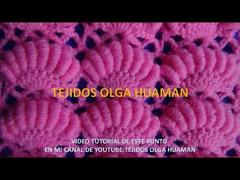 punto a crochet para colchita de bebe | Crochet Central