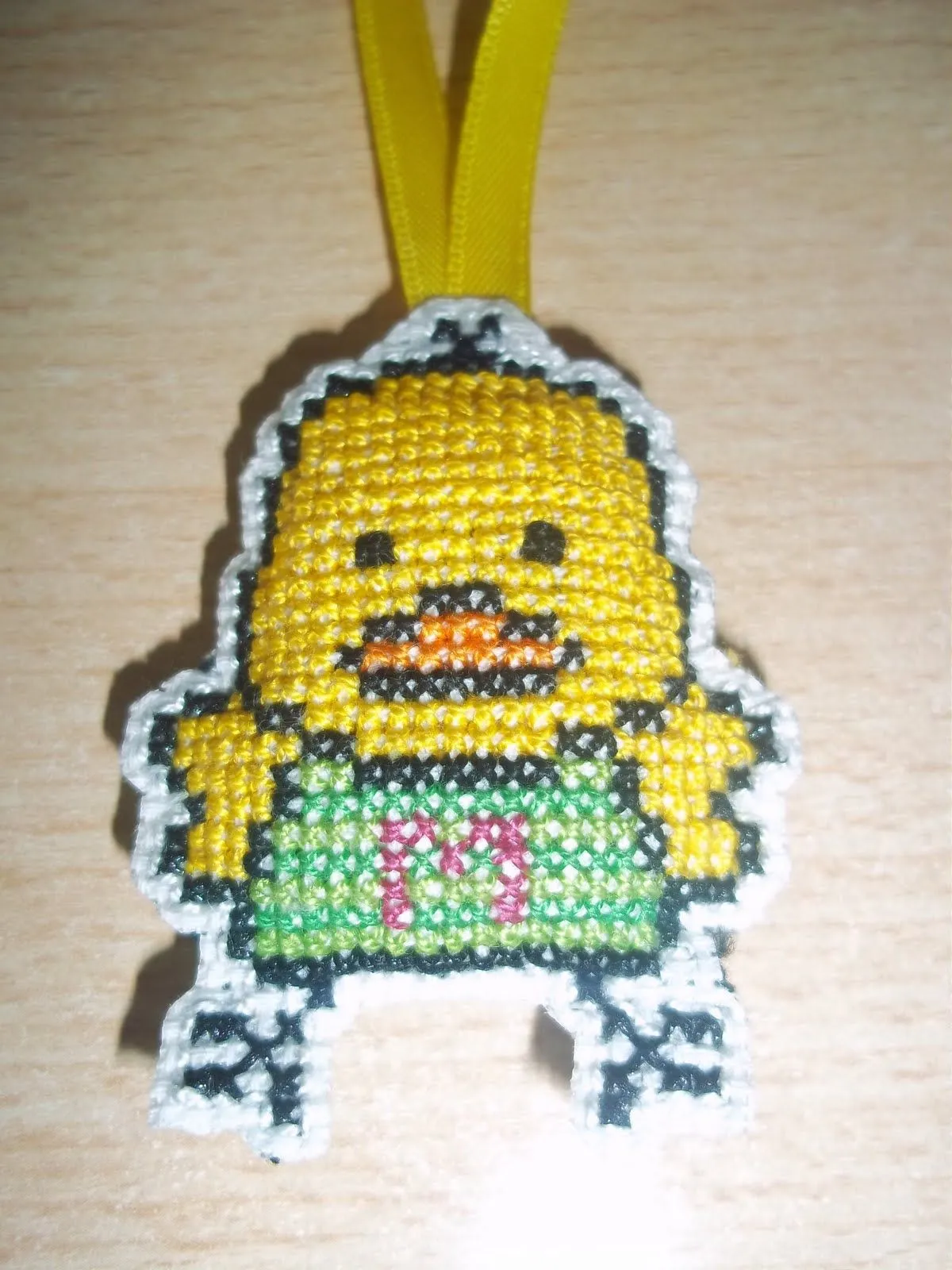 de punto de cruz (caballo, pollito y corazón) | Manualidades de ...