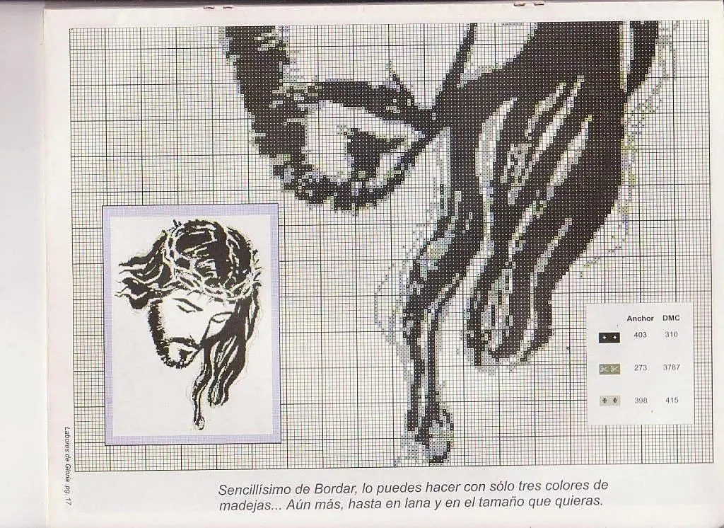 punto de cruz religioso | Aprender manualidades es facilisimo.