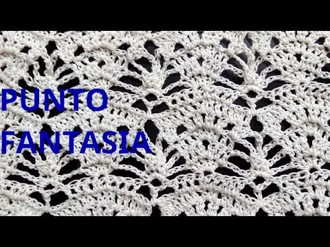Punto fantasia Nº 68 en tejido crochet tutorial paso a paso. - YouTube