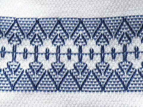 Punto yugoslavo. | Punto Yugoslavo ( Toallas ) | Pinterest