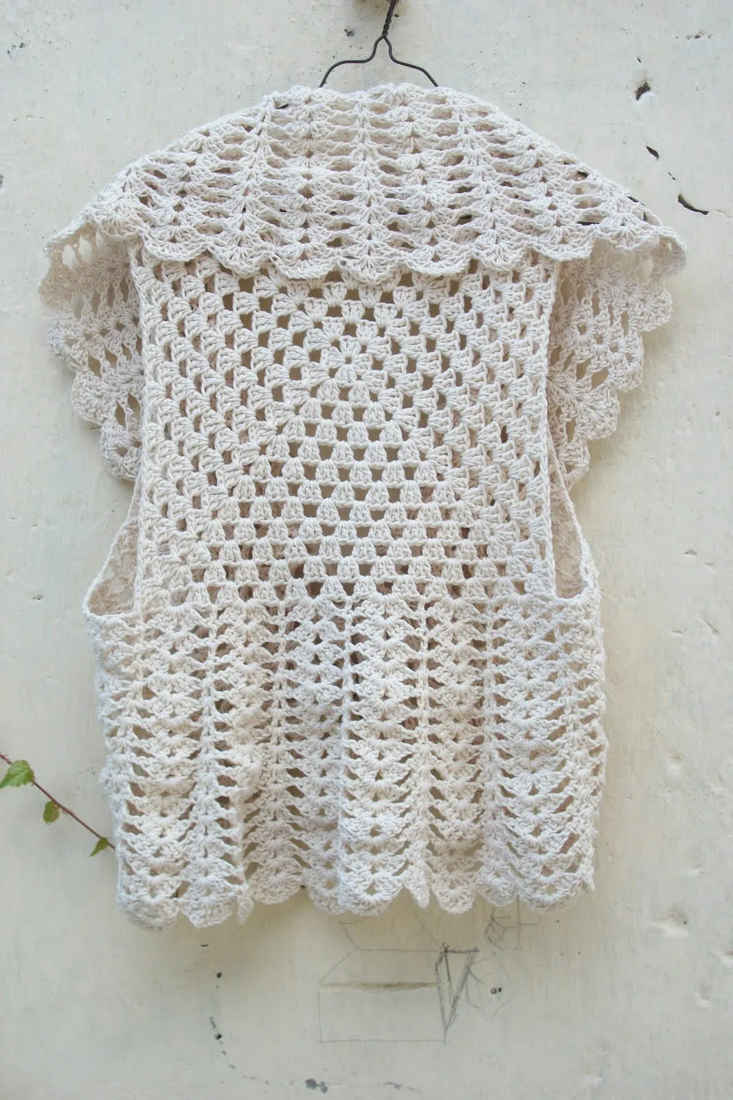 Haciendo puntos: Bolero en crochet