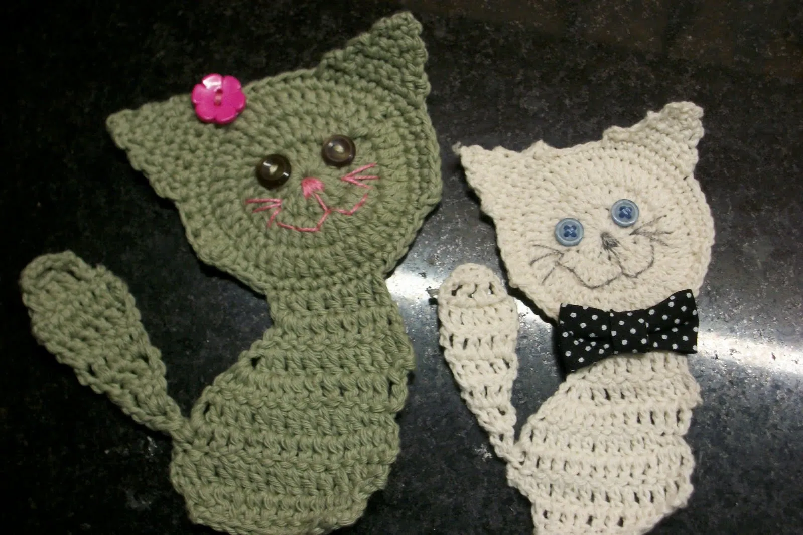 Haciendo puntos: Gatitos crochet