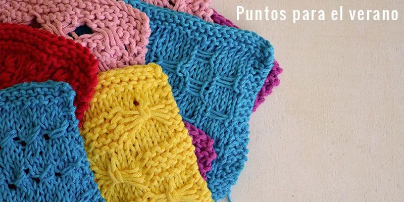 Puntos para el verano, calados o no. | Pearl Knitter