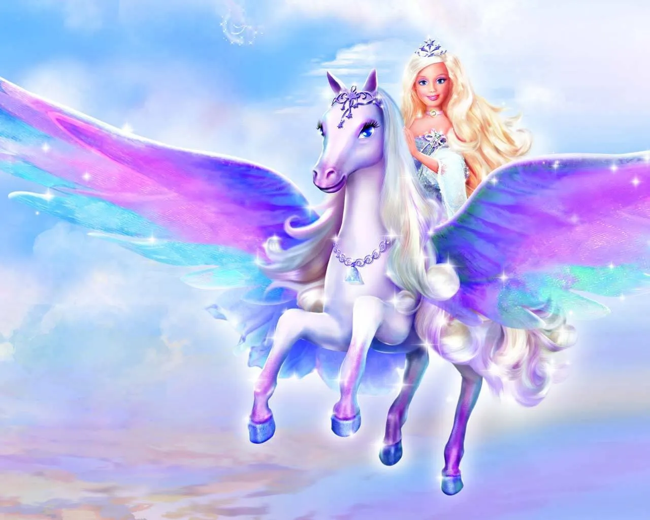 Pupaprinzessin: Barbie magic of Pegasus: wallpapers.