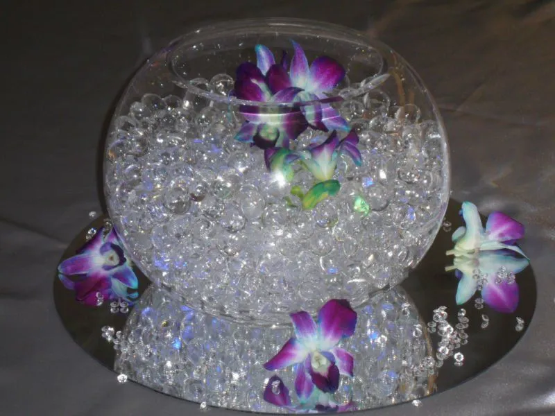 pura transparente cuentas de agua para centro de mesa florales ...