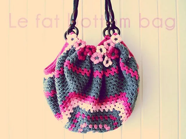 Purple Chair Crochet: Fat Bottom Bag (