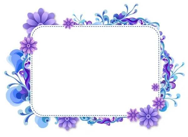 Printable on Pinterest | Flower Borders, Stationery and Flower Frame