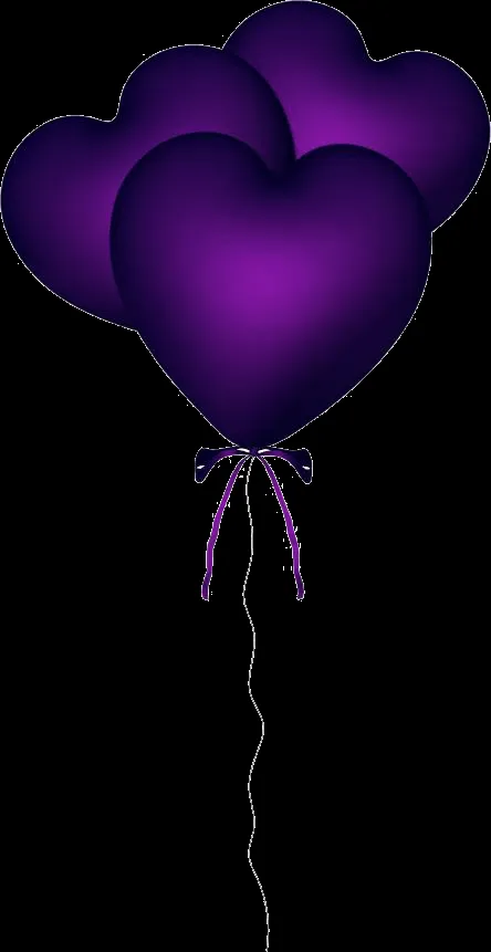 Purple Heart Ballon Png by Monickz19 on deviantART