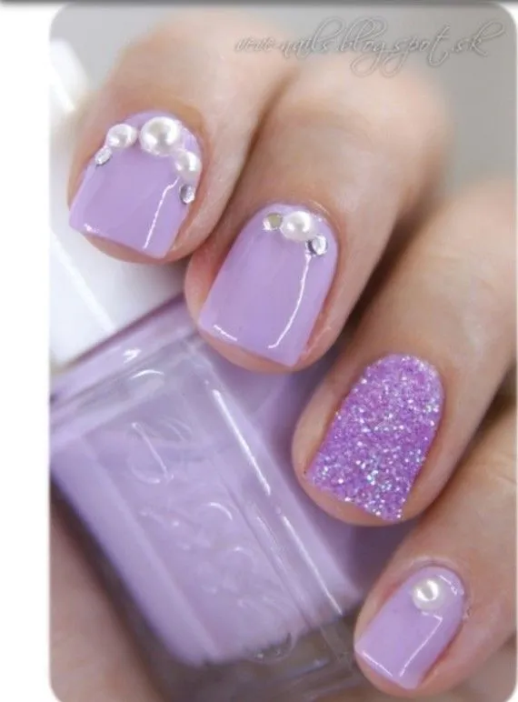 Purple #Nails #uñas color #purpura #indigo #morado #violeta | uñas ...