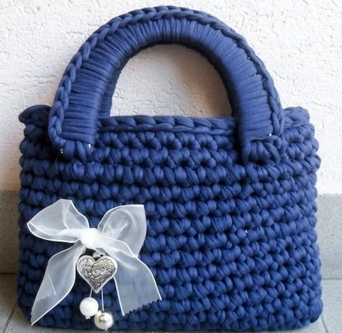 Purse made with croshe | Art | Pinterest